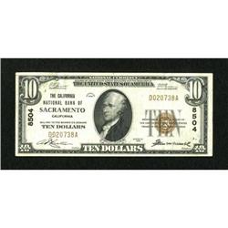 Sacramento, CA - $10 1929 Ty. 1 The California
