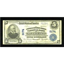 San Francisco, CA - $5 1902 Plain Back Fr. 600