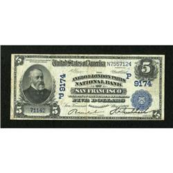 San Francisco, CA - $5 1902 Date Back Fr. 592