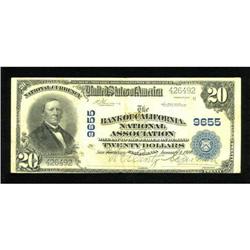 San Francisco, CA - $20 1902 Plain Back Fr. 653