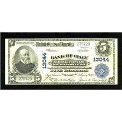 San Francisco, CA - $5 1902 Plain Back Fr. 609