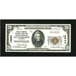 San Francisco, CA - $20 1929 Ty. 1 Bank of Italy