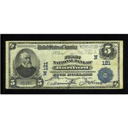 Hartford, CT - $5 1902 Plain Back Fr. 598 The