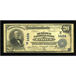 Winsted, CT - $20 1902 Plain Back Fr. 651 The