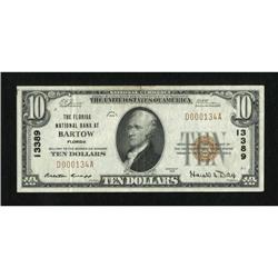 Bartow, FL - $10 1929 Ty. 1 The Florida NB Ch. #