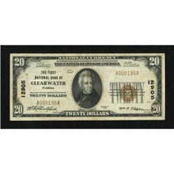 Clearwater, FL - $20 1929 Ty. 1 The First NB Ch.