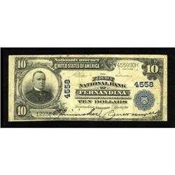 Fernandina, FL - $10 1902 Plain Back Fr. 627 The