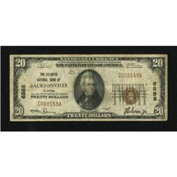 Jacksonville, FL - $20 1929 Ty. 1 The Atlantic