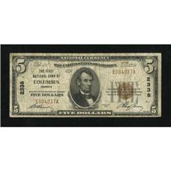 Columbus, GA - $5 1929 Ty. 1 The NB of Columbus