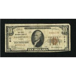 Champaign, IL - $10 1929 Ty. 1 The First NB Ch.