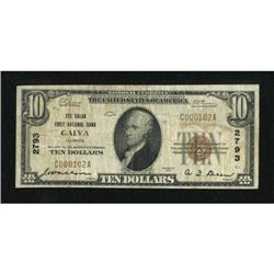 Galva, IL - $10 1929 Ty. 1 The Galva First NB