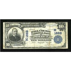 Joliet, IL - $10 1902 Plain Back Fr. 628 The