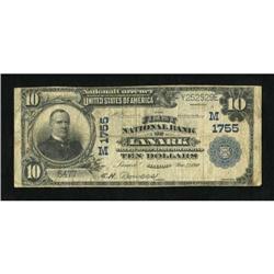 Lanark, IL - $10 1902 Plain Back Fr. 627 The