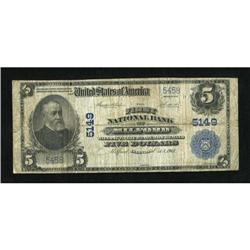 Milford, IL - $5 1902 Plain Back Fr. 606 The