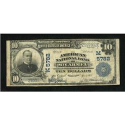 Mount Carmel, IL - $10 1902 Plain Back Fr. 633