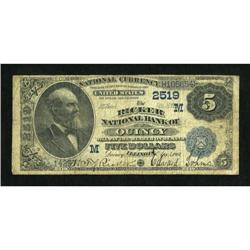 Quincy, IL - $5 1882 Date Back Fr. 537 The