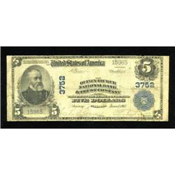 Quincy, IL - $5 1902 Plain Back Fr. 600 The