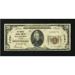 Rockford, IL - $20 1929 Ty. 1 The Security NB