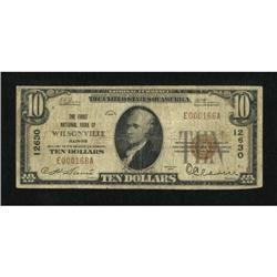 Wilsonville, IL - $10 1929 Ty. 1 The First NB