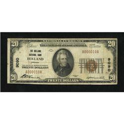 Holland, IN - $20 1929 Ty. 1 The Holland NB Ch.