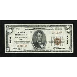 Arlington, IA - $5 1929 Ty. 1 The