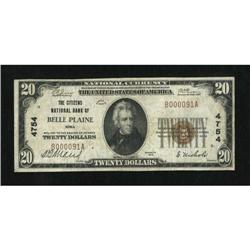Belle Plaine, IA - $20 1929 Ty. 1 The Citizens