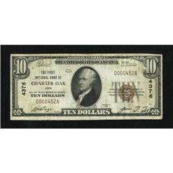 Charter Oak, IA - $10 1929 Ty. 1 The First