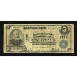 Knoxville, IA - $5 1902 Plain Back Fr. 602 The