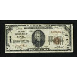 Newell, IA - $20 1929 Ty. 1 The First NB Ch. #