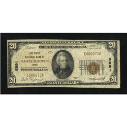 Valley Junction, IA - $20 1929 Ty. 1 The First