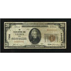 Villisca, IA - $20 1929 Ty. 1 The Villisca NB