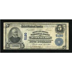 Waterloo, IA - $5 1902 Plain Back Fr. 606 The