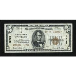 Waterloo, IA - $5 1929 Ty. 2 The NB of Waterloo
