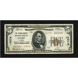 Colby, KS - $5 1929 Ty. 2 The Thomas County NB