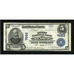 Glasco, KS - $5 1902 Plain Back Fr. 598 The