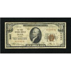 Hoxie, KS - $10 1929 Ty. 1 The First NB Ch. #