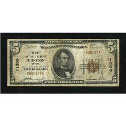 Hugoton, KS - $5 1929 Ty. 1 The First NB Ch. #