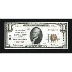 Kansas City, KS - $10 1929 Ty. 1 The Commercial