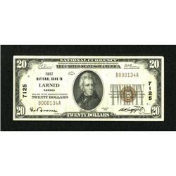 Larned, KS - $20 1929 Ty. 1 First NB Ch. # 7125