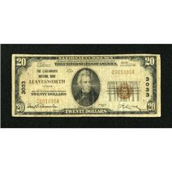 Leavenworth, KS - $20 1929 Ty. 1 The Leavenworth