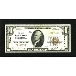 Neodesha, KS - $10 1929 Ty. 1 The First NB Ch. #