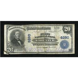 Norcatur, KS - $20 1902 Plain Back Fr. 651 The