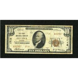 Ottawa, KS - $10 1929 Ty. 2 The First NB Ch. #