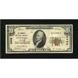 Danville, KY - $10 1929 Ty. 1 The Farmers NB Ch.