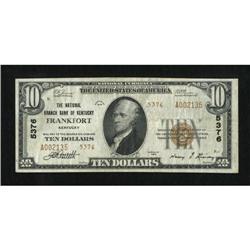 Frankfort, KY - $10 1929 Ty. 2 The National
