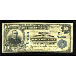 Hagerstown, MD - $10 1902 Plain Back Fr. 626 The