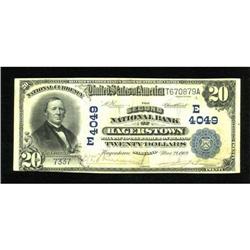 Hagerstown, MD - $20 1902 Date Back Fr. 644 The