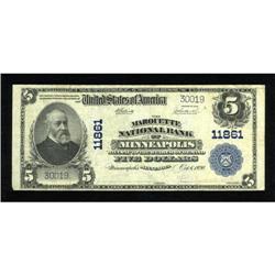 Minneapolis, MN - $5 1902 Plain Back Fr. 607 The