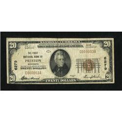 Preston, MN - $20 1929 Ty. 1 The First NB Ch. #
