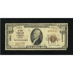 Gering, NE - $10 1929 Ty. 1 The Gering NB Ch. #